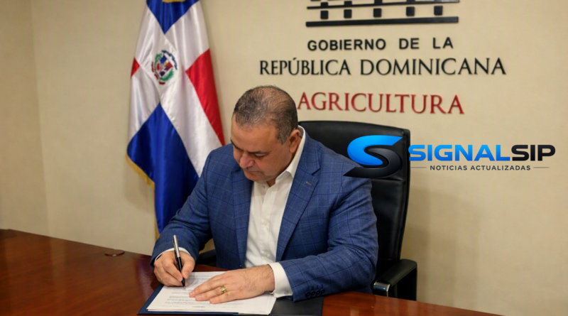 Agricultura e INDOMET establecen convenio para impulsar la gestión agroclimática en República Dominicana