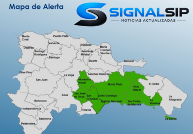 El COE mantiene bajo alerta verde a ocho provincias y al Distrito Nacional, de acuerdo con el informe emitido por INDOMET