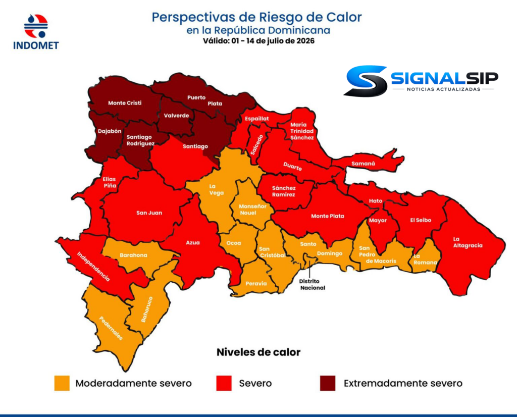 Las temperaturas extremadamente altas durarán hasta 39°C y aumentarán la sensación de calor, advirtió Indomet.